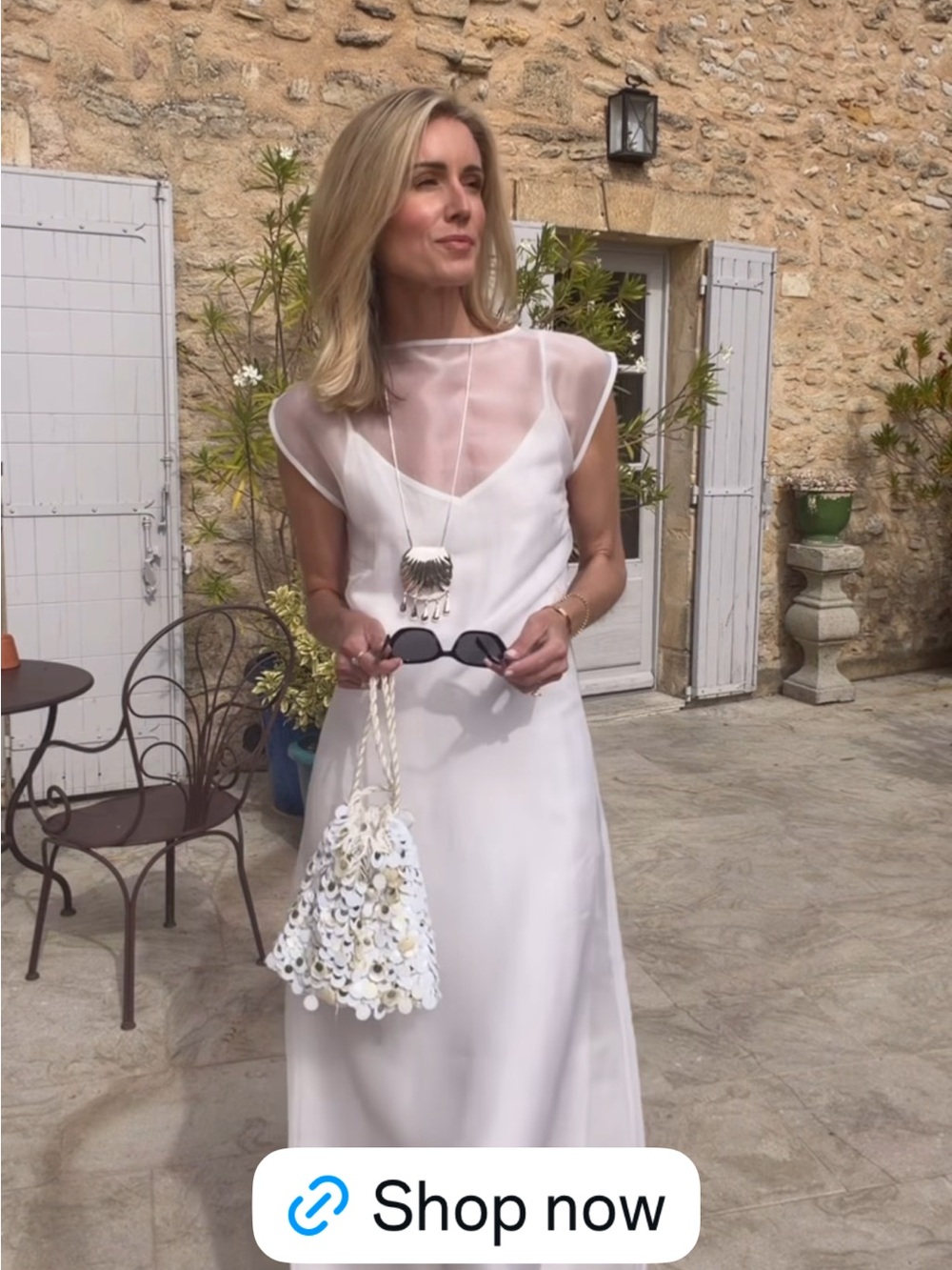Julia Amory - Grace Dress - white